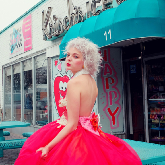 HUGE SALE Pixie RED w/ Lace PARTY Dress - Picture 6 of 7